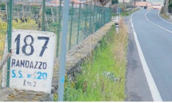 RANDAZZO: «SS 120, SEGNALETICA SUPPLEMENTARE PER INDICARE LA PERICOLOSITA’ DEL DOSSO»