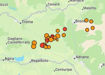 ETNA: IN ATTO SCIAME SISMICO TRA BRONTE, MALETTO E LA PROVINCIA DI ENNA, CONTINUANO LE MICRO SCOSSE