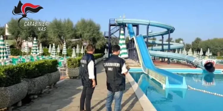 BLITZ DEI NAS NEI PARCHI ACQUATICI: CHIUSI 10 PARCHI, 2 NEL MESSINESE