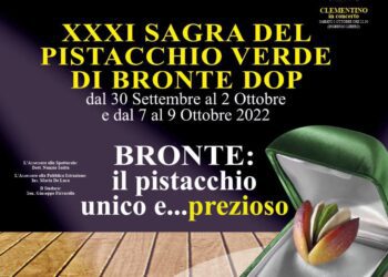 BRONTE: IL PROGRAMMA DELLA SAGRA DEL PISTACCHIO, EVENTI, DEGUSTAZIONI E IL CONCERTO DI CLEMENTINO