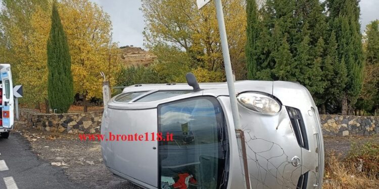 BRONTE: IERI DOPPIO INCIDENTE CON 4 FERITI LIEVI – LE FOTO