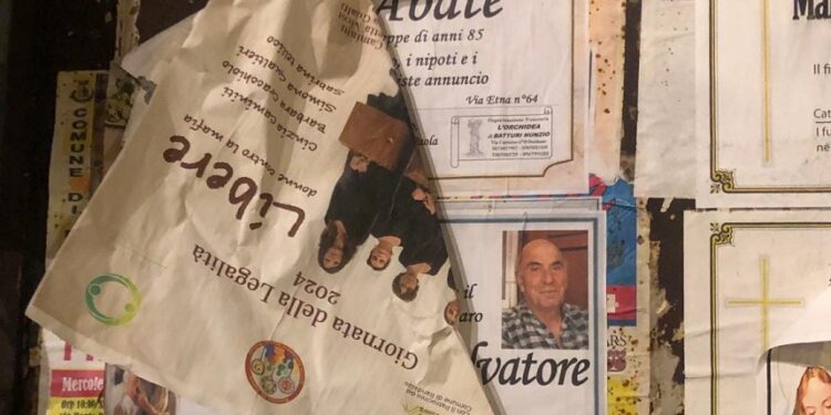 RANDAZZO: I MANIFESTI DELLA LEGALITA’ “OSCURATI” DAI NECROLOGI