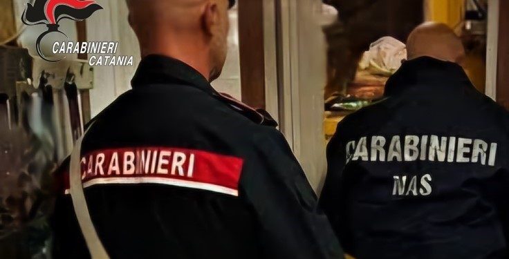 LINGUAGLOSSA: CARABINIERI E NAS SEQUESTRANO 20 KG DI ALIMENTI IN UN BAR SANZIONATO PER 2500 EURO