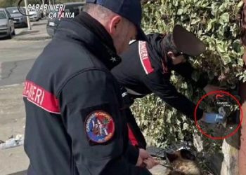 BRONTE: CONTROLLI ANTIDROGA IN UNA SCUOLA – LE FOTO E IL VIDEO