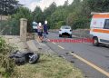 SS 284, SCONTRO FRA 3 AUTO E UNA MOTO: 4 FERITI – LE FOTO